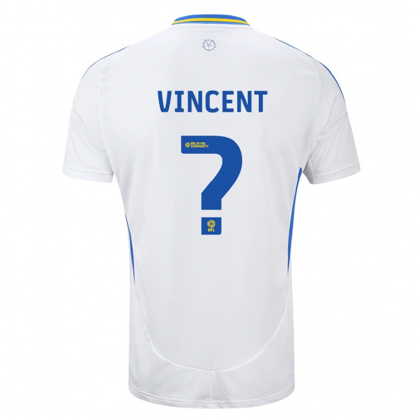 Danxen Damen Harvey Vincent #0 Weiß Blau Heimtrikot Trikot 2024/25 T-Shirt