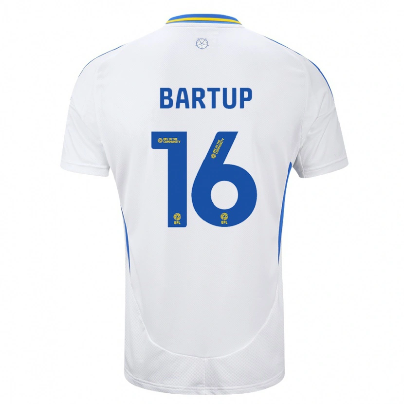 Danxen Damen Laura Bartup #16 Weiß Blau Heimtrikot Trikot 2024/25 T-Shirt