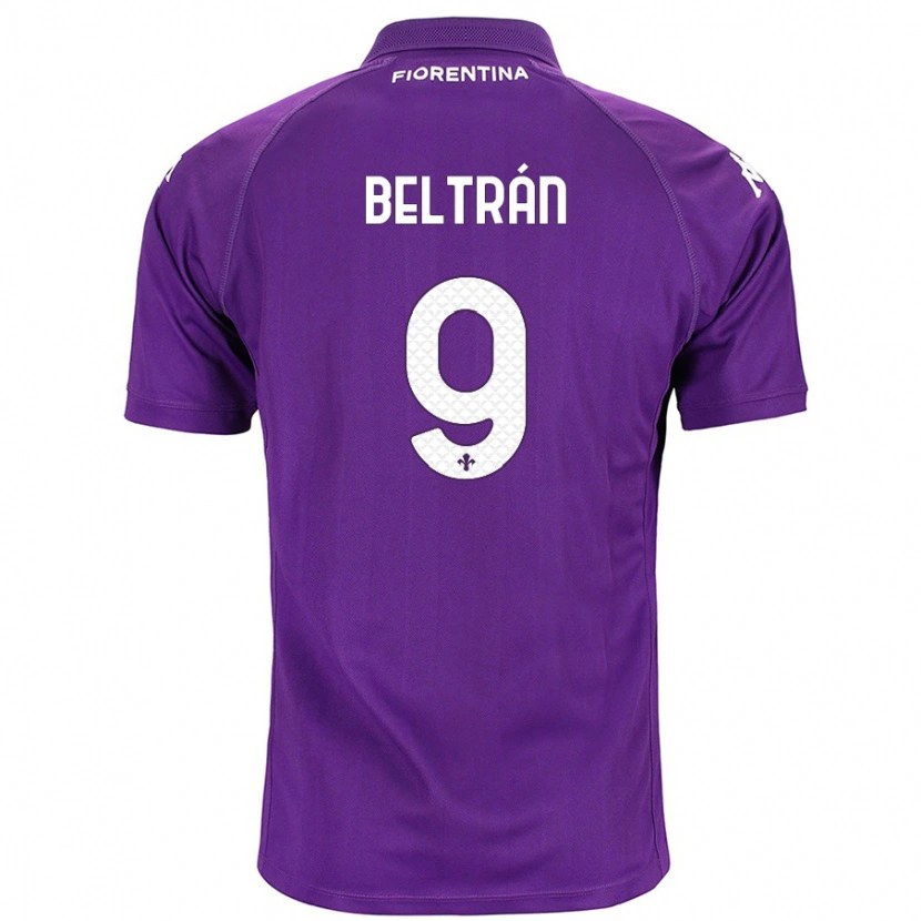 Danxen Damen Lucas Beltrán #9 Violett Heimtrikot Trikot 2024/25 T-Shirt