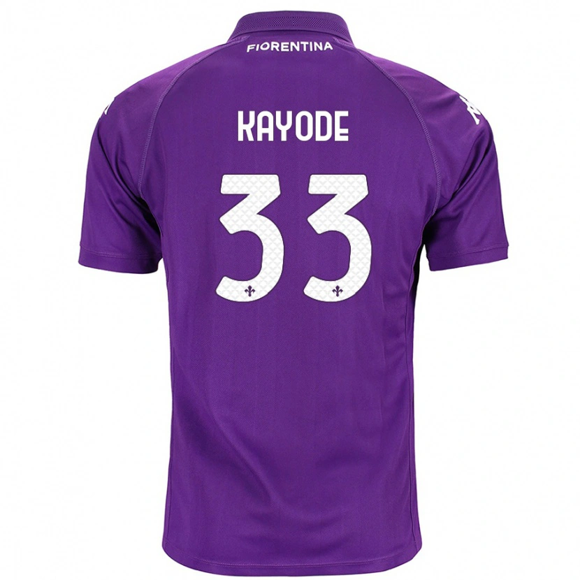 Danxen Damen Michael Kayode #33 Violett Heimtrikot Trikot 2024/25 T-Shirt