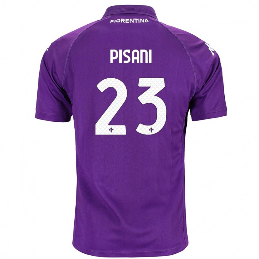 Danxen Damen Diego Pisani #23 Violett Heimtrikot Trikot 2024/25 T-Shirt