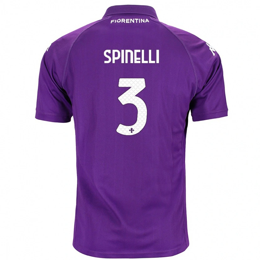 Danxen Damen Giorgia Spinelli #3 Violett Heimtrikot Trikot 2024/25 T-Shirt