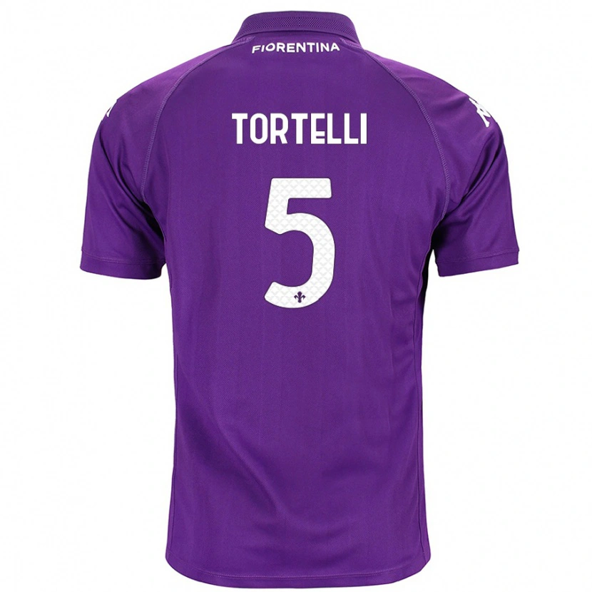 Danxen Damen Alice Tortelli #5 Violett Heimtrikot Trikot 2024/25 T-Shirt