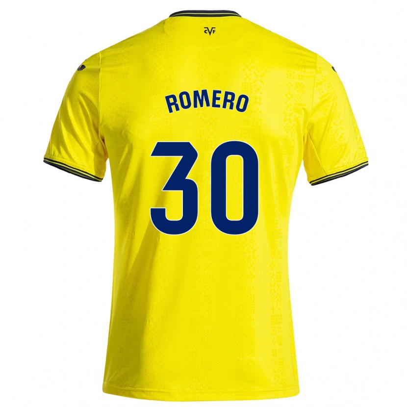 Danxen Damen Lucía Romero #30 Gelb Schwarz Heimtrikot Trikot 2024/25 T-Shirt