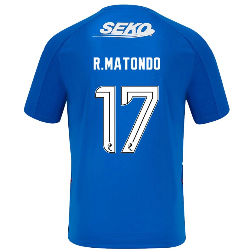 Danxen Damen Rabbi Matondo #17 Dunkelblau Heimtrikot Trikot 2024/25 T-Shirt