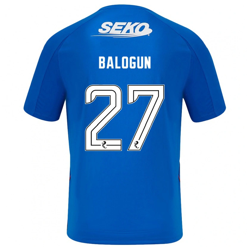Danxen Damen Leon Balogun #27 Dunkelblau Heimtrikot Trikot 2024/25 T-Shirt