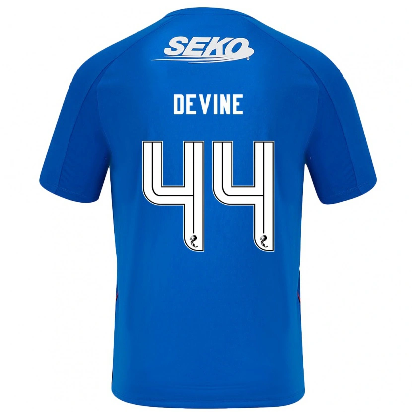 Danxen Damen Adam Devine #44 Dunkelblau Heimtrikot Trikot 2024/25 T-Shirt