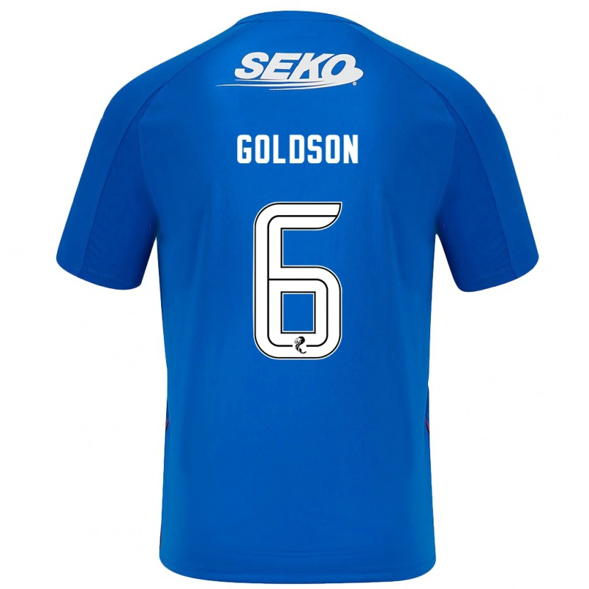 Danxen Damen Connor Goldson #6 Dunkelblau Heimtrikot Trikot 2024/25 T-Shirt
