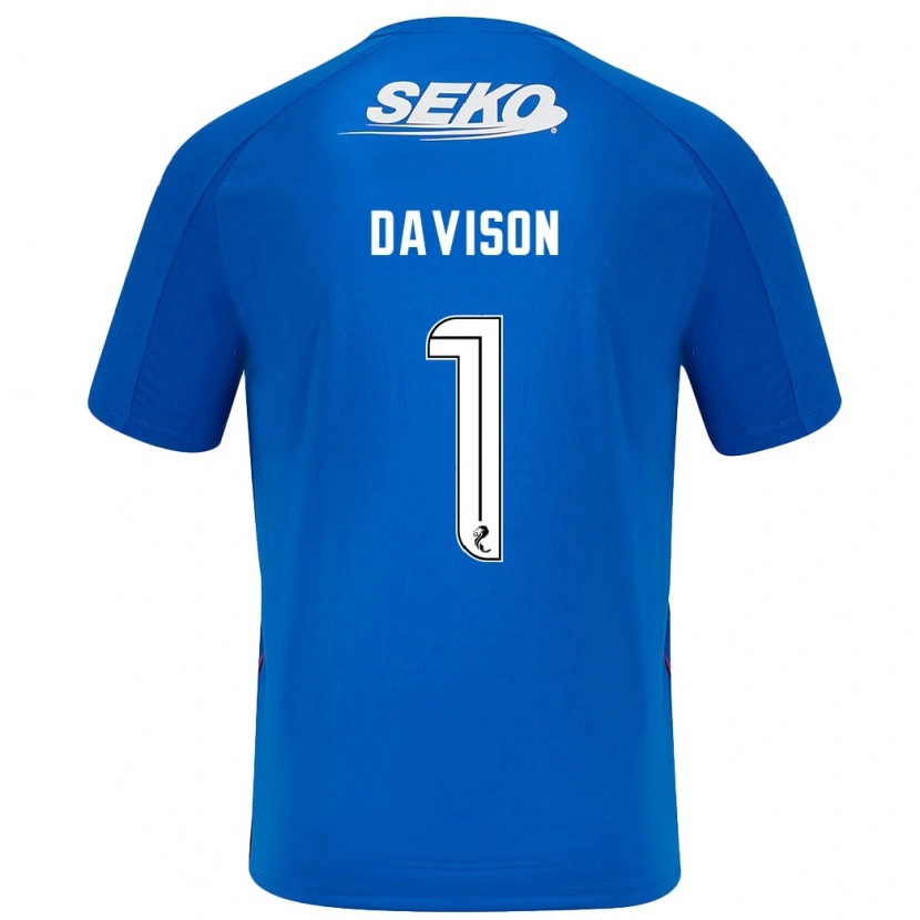 Danxen Damen Hannah Davison #1 Dunkelblau Heimtrikot Trikot 2024/25 T-Shirt