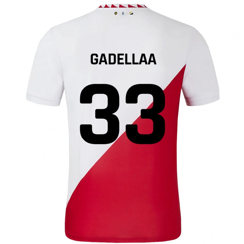 Danxen Damen Kevin Gadellaa #33 Weiß Rot Heimtrikot Trikot 2024/25 T-Shirt