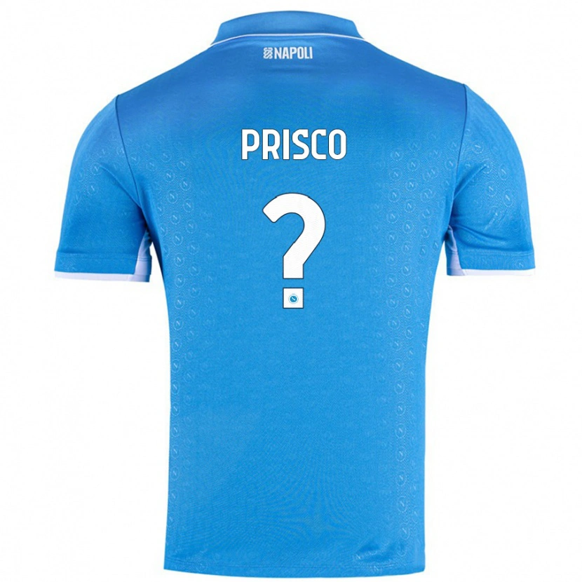 Danxen Damen Vincenzo Prisco #0 Himmelblau Heimtrikot Trikot 2024/25 T-Shirt