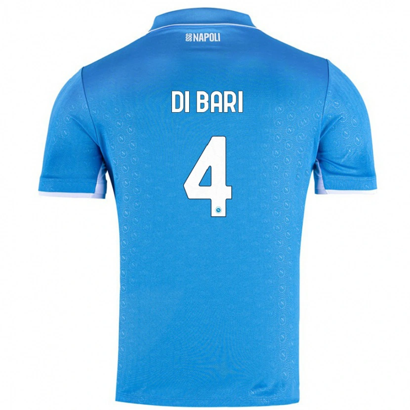 Danxen Damen Martina Di Bari #4 Himmelblau Heimtrikot Trikot 2024/25 T-Shirt