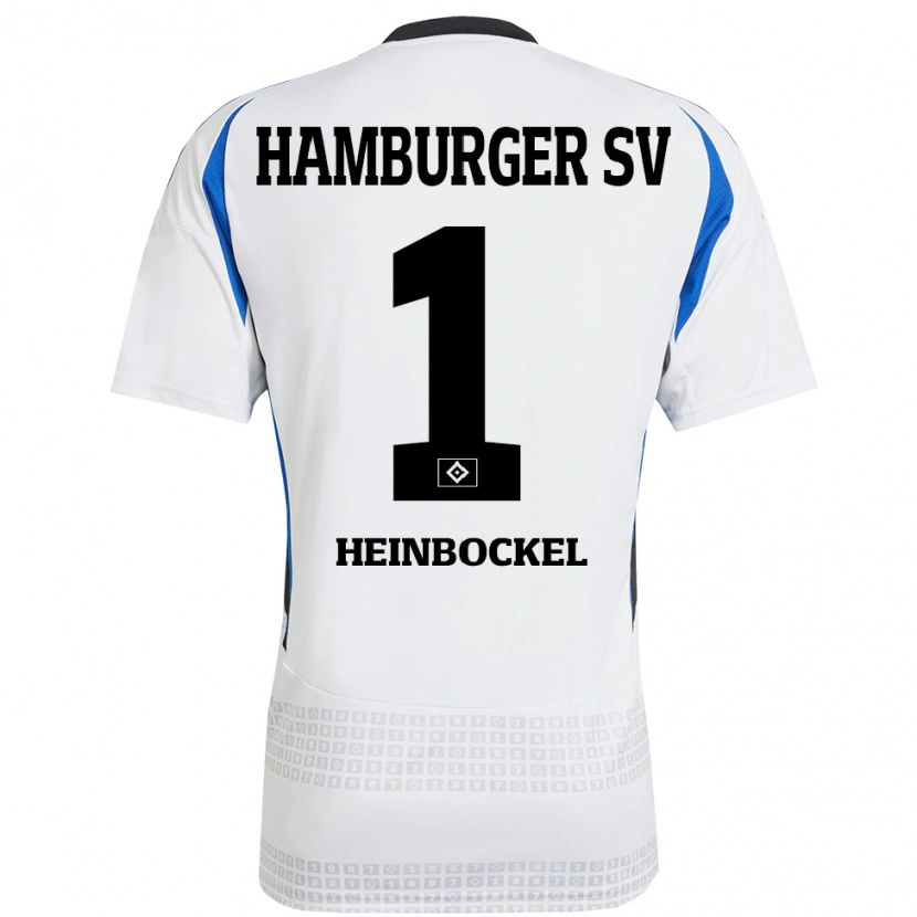 Danxen Damen Simon Heinbockel #1 Weiß Blau Heimtrikot Trikot 2024/25 T-Shirt