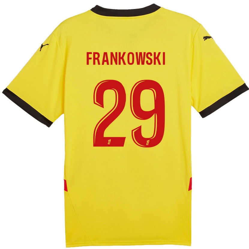 Danxen Damen Przemyslaw Frankowski #29 Gelb Rot Heimtrikot Trikot 2024/25 T-Shirt