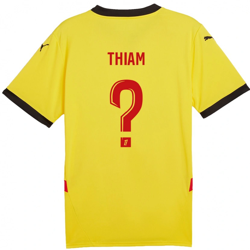 Danxen Damen Mamadou Thiam #0 Gelb Rot Heimtrikot Trikot 2024/25 T-Shirt