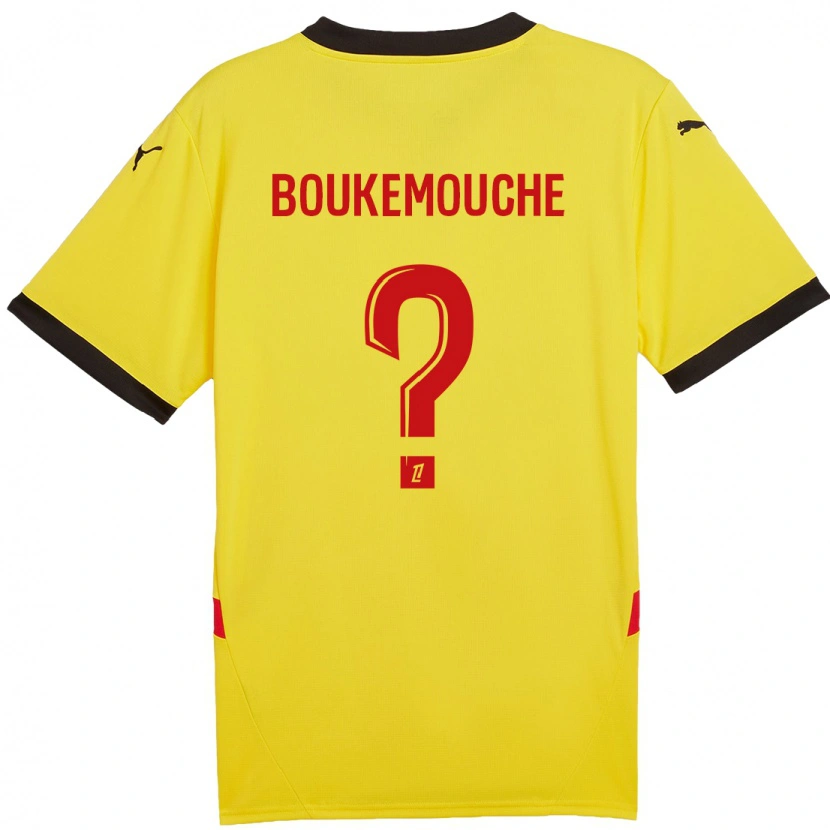 Danxen Damen Amine Boukemouche #0 Gelb Rot Heimtrikot Trikot 2024/25 T-Shirt