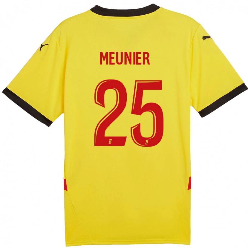 Danxen Damen Emma Meunier #25 Gelb Rot Heimtrikot Trikot 2024/25 T-Shirt