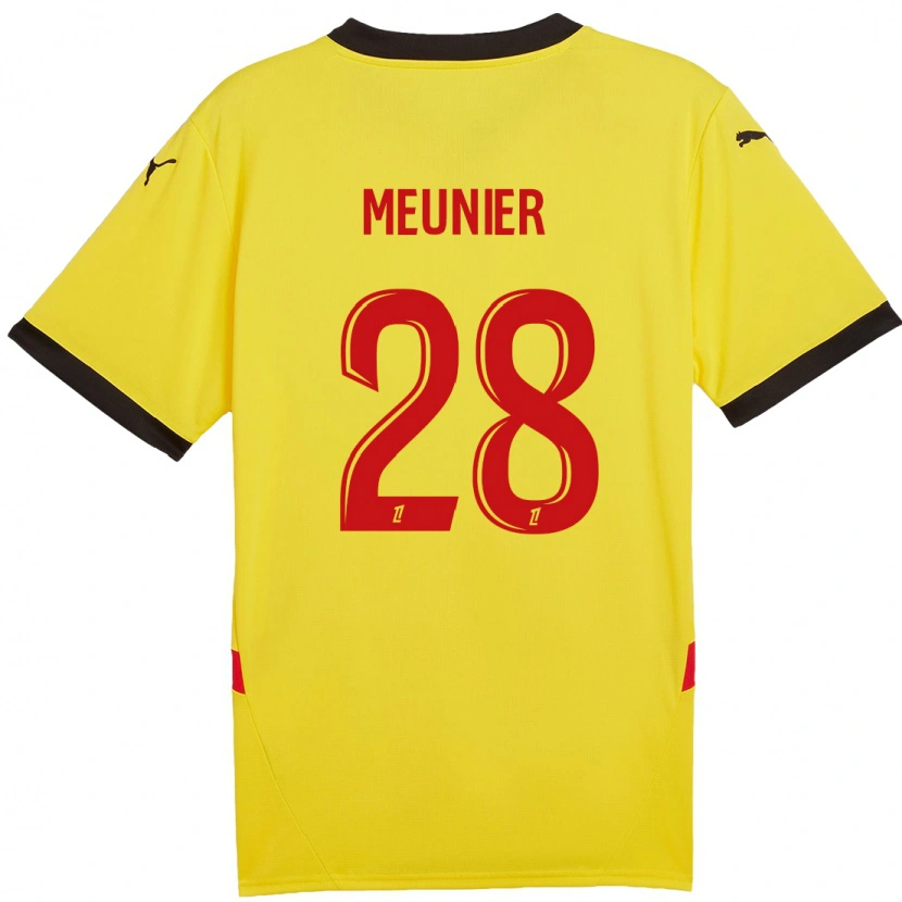 Danxen Damen Jennifer Meunier #28 Gelb Rot Heimtrikot Trikot 2024/25 T-Shirt