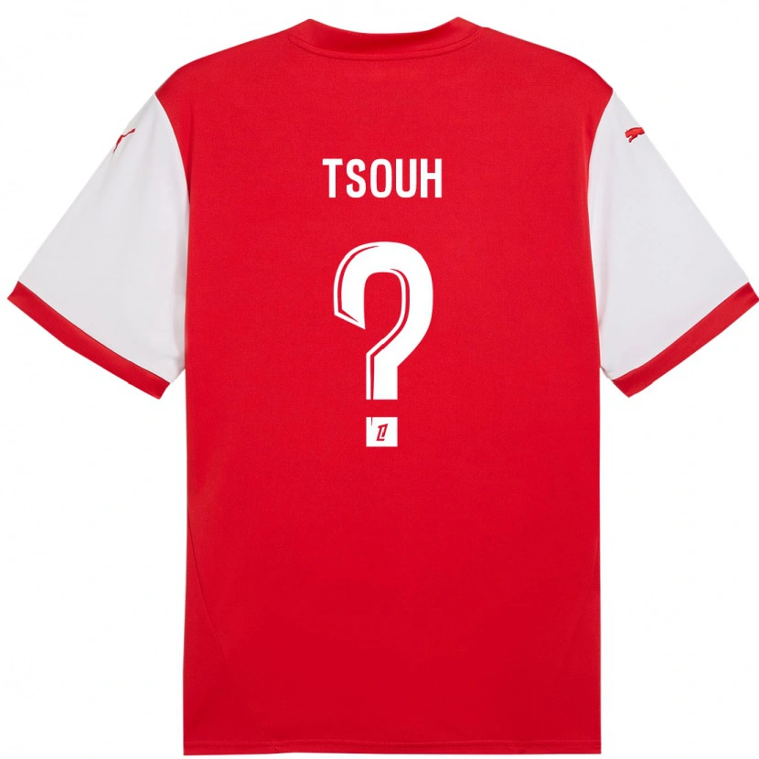 Danxen Damen Justin Tsouh #0 Rot Weiß Heimtrikot Trikot 2024/25 T-Shirt