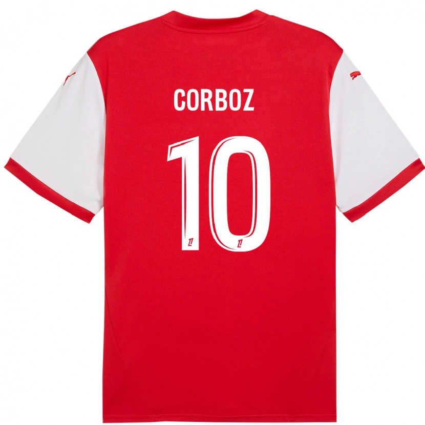 Danxen Damen Rachel Corboz #10 Rot Weiß Heimtrikot Trikot 2024/25 T-Shirt