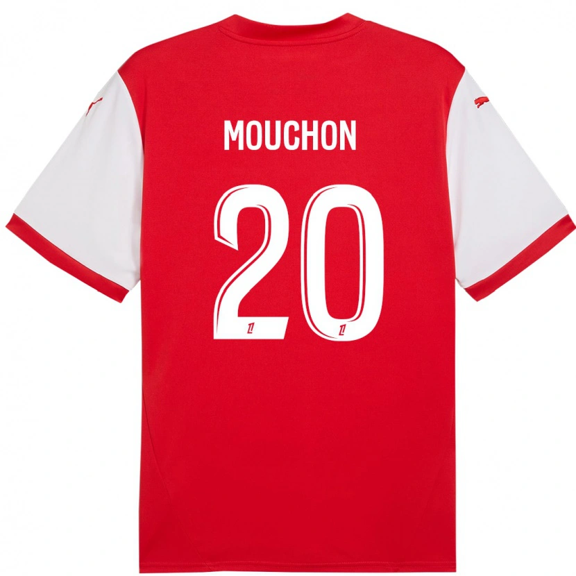 Danxen Damen Noémie Mouchon #20 Rot Weiß Heimtrikot Trikot 2024/25 T-Shirt