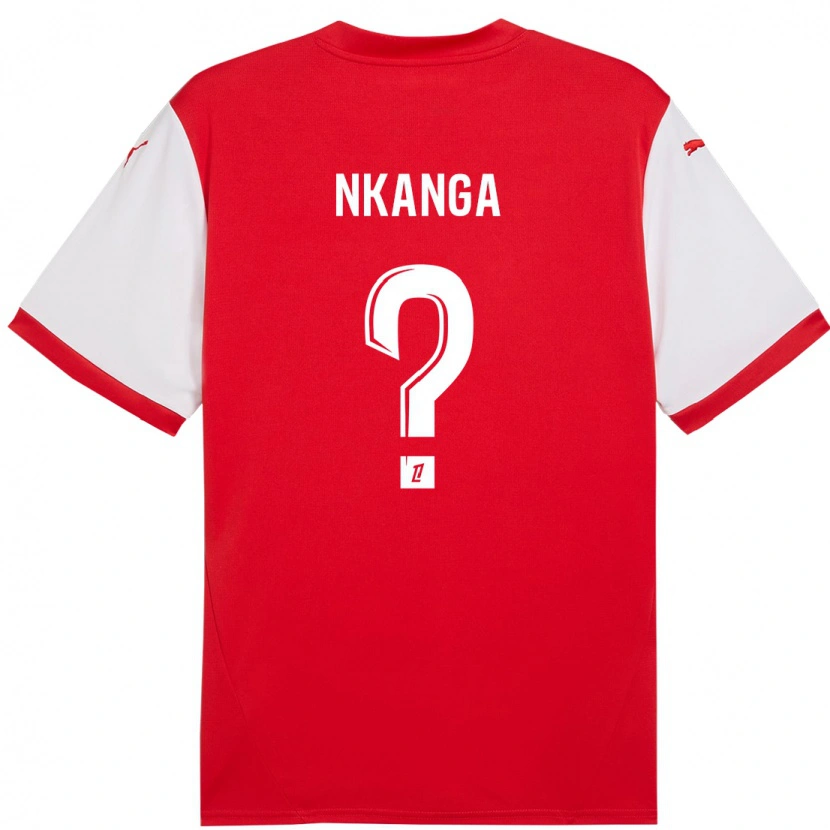 Danxen Damen Dayvin Nkanga #0 Rot Weiß Heimtrikot Trikot 2024/25 T-Shirt