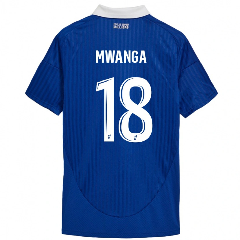 Danxen Damen Junior Mwanga #18 Blau Weiß Heimtrikot Trikot 2024/25 T-Shirt