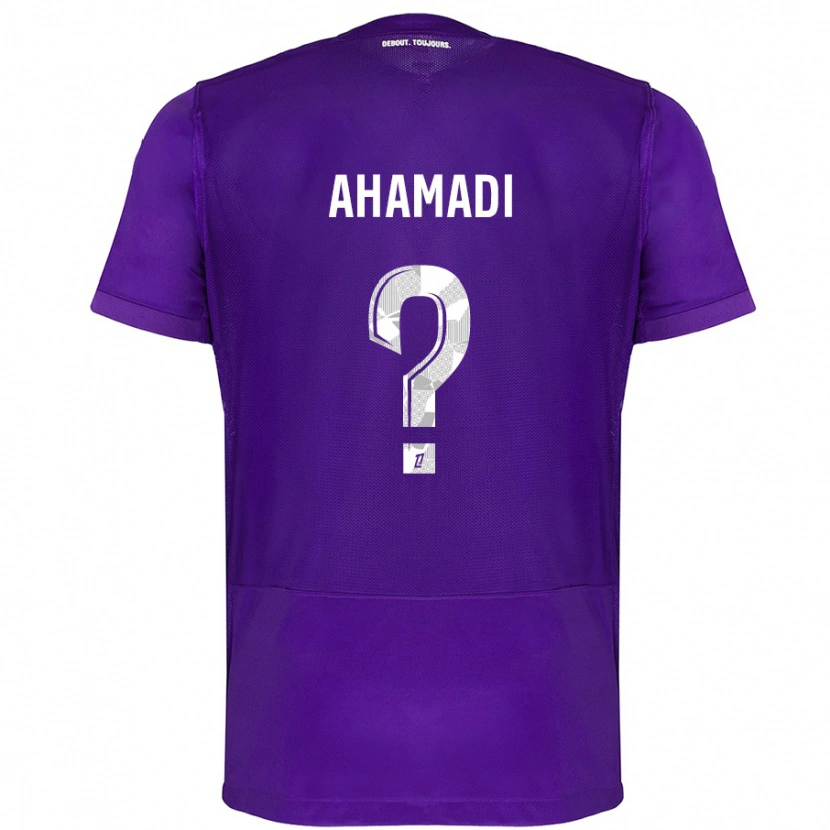 Danxen Damen Isaack Ahamadi #0 Violett Weiß Heimtrikot Trikot 2024/25 T-Shirt