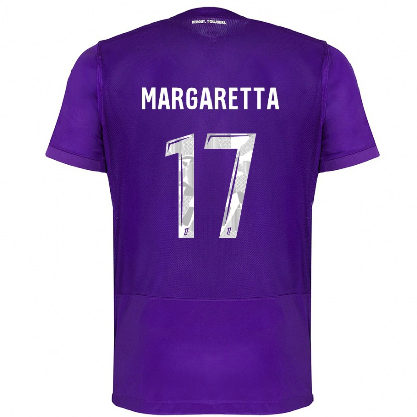 Danxen Damen Jessica Margaretta #17 Violett Weiß Heimtrikot Trikot 2024/25 T-Shirt