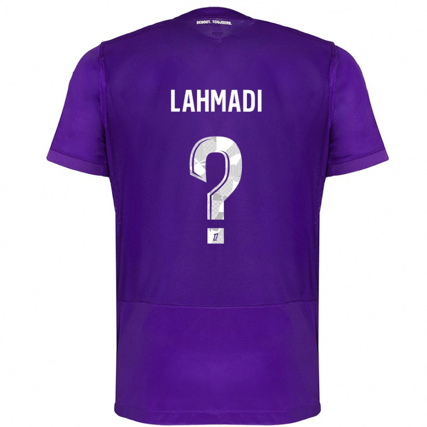 Danxen Damen Noah Lahmadi #0 Violett Weiß Heimtrikot Trikot 2024/25 T-Shirt