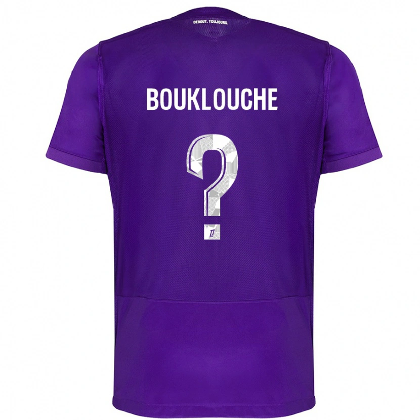 Danxen Damen Kelyan Bouklouche #0 Violett Weiß Heimtrikot Trikot 2024/25 T-Shirt