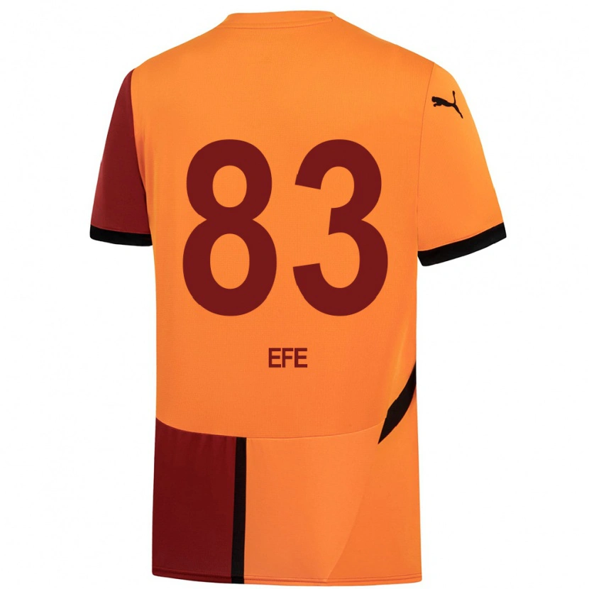 Danxen Damen Efe Akman #83 Gelb Rot Heimtrikot Trikot 2024/25 T-Shirt