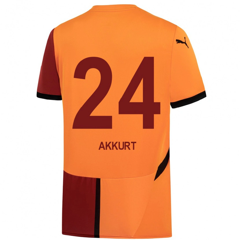 Danxen Damen Arzu Akkurt #24 Gelb Rot Heimtrikot Trikot 2024/25 T-Shirt