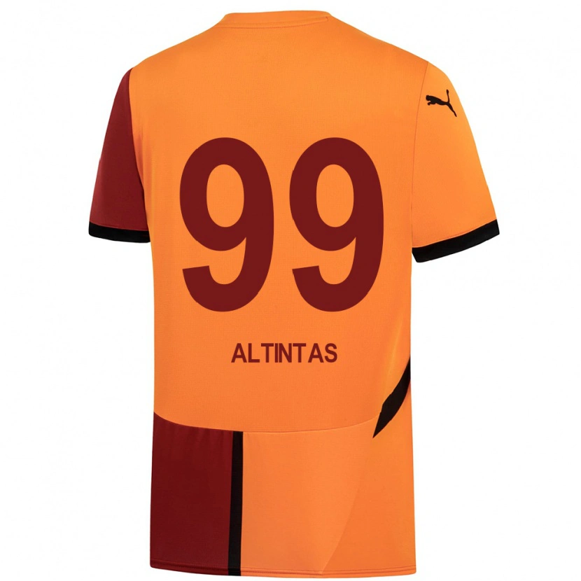 Danxen Damen Benan Altıntaş #99 Gelb Rot Heimtrikot Trikot 2024/25 T-Shirt
