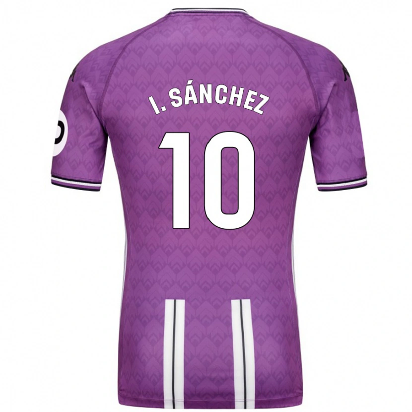 Danxen Damen Iván Sánchez #10 Violett Weiß Heimtrikot Trikot 2024/25 T-Shirt