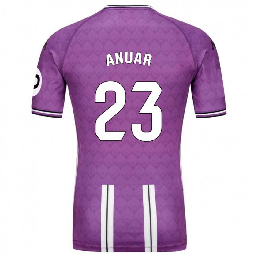 Danxen Damen Anuar #23 Violett Weiß Heimtrikot Trikot 2024/25 T-Shirt