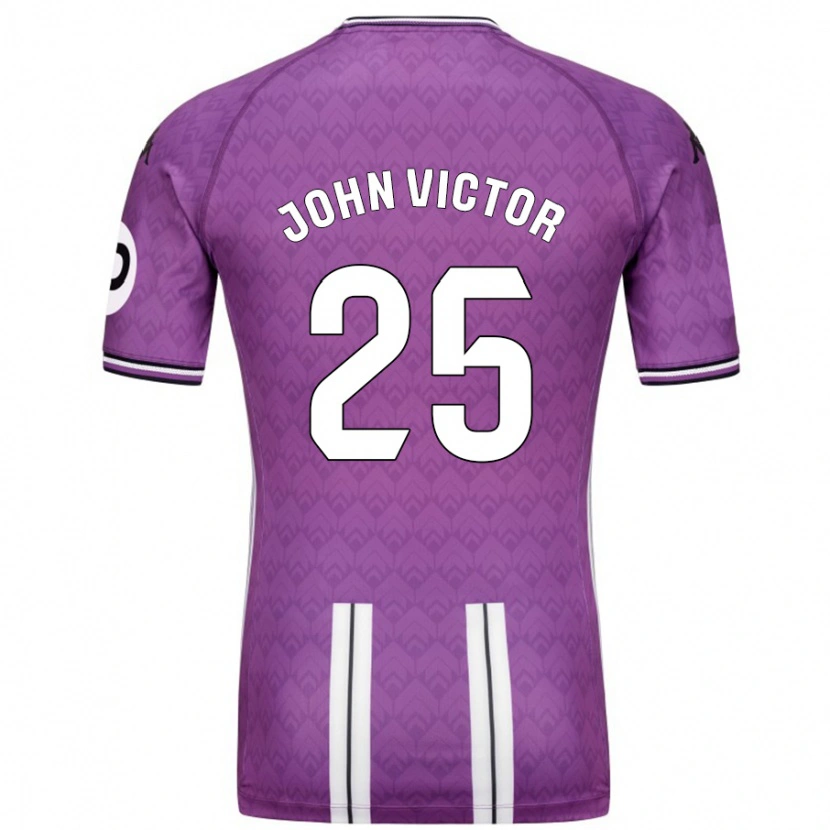 Danxen Damen John Victor #25 Violett Weiß Heimtrikot Trikot 2024/25 T-Shirt