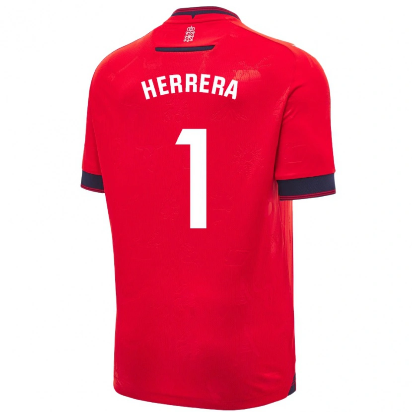 Danxen Damen Sergio Herrera #1 Rot Weiß Heimtrikot Trikot 2024/25 T-Shirt