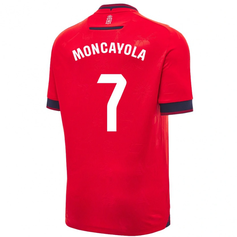 Danxen Damen Jon Moncayola #7 Rot Weiß Heimtrikot Trikot 2024/25 T-Shirt