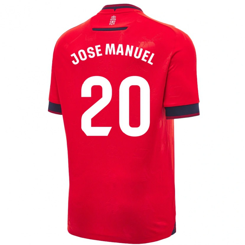 Danxen Damen José Manuel Arnáiz #20 Rot Weiß Heimtrikot Trikot 2024/25 T-Shirt