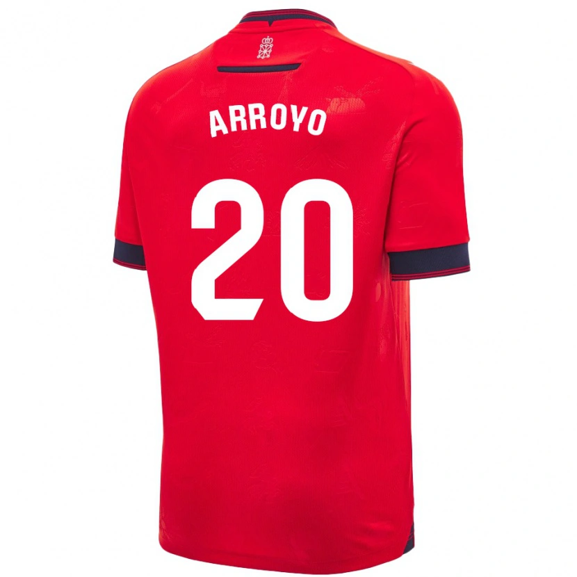 Danxen Damen Roberto Arroyo #20 Rot Weiß Heimtrikot Trikot 2024/25 T-Shirt