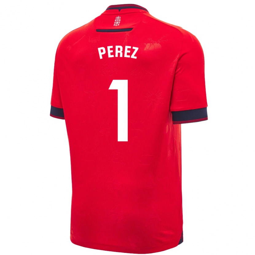 Danxen Damen Silvia Pérez Fernández De Romarategui #1 Rot Weiß Heimtrikot Trikot 2024/25 T-Shirt