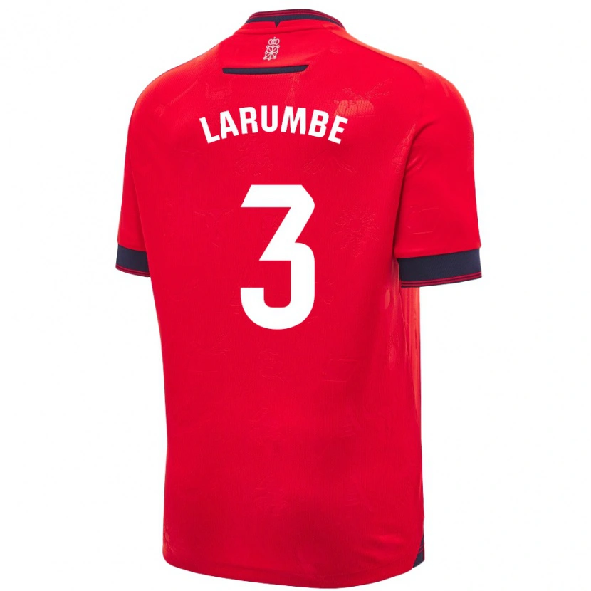 Danxen Damen Saioa Larumbe Beloqui #3 Rot Weiß Heimtrikot Trikot 2024/25 T-Shirt