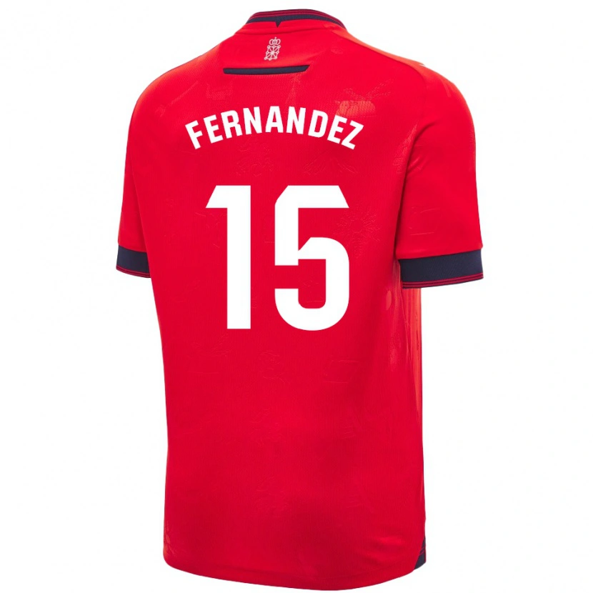 Danxen Damen Leyre Fernández Sánchez #15 Rot Weiß Heimtrikot Trikot 2024/25 T-Shirt