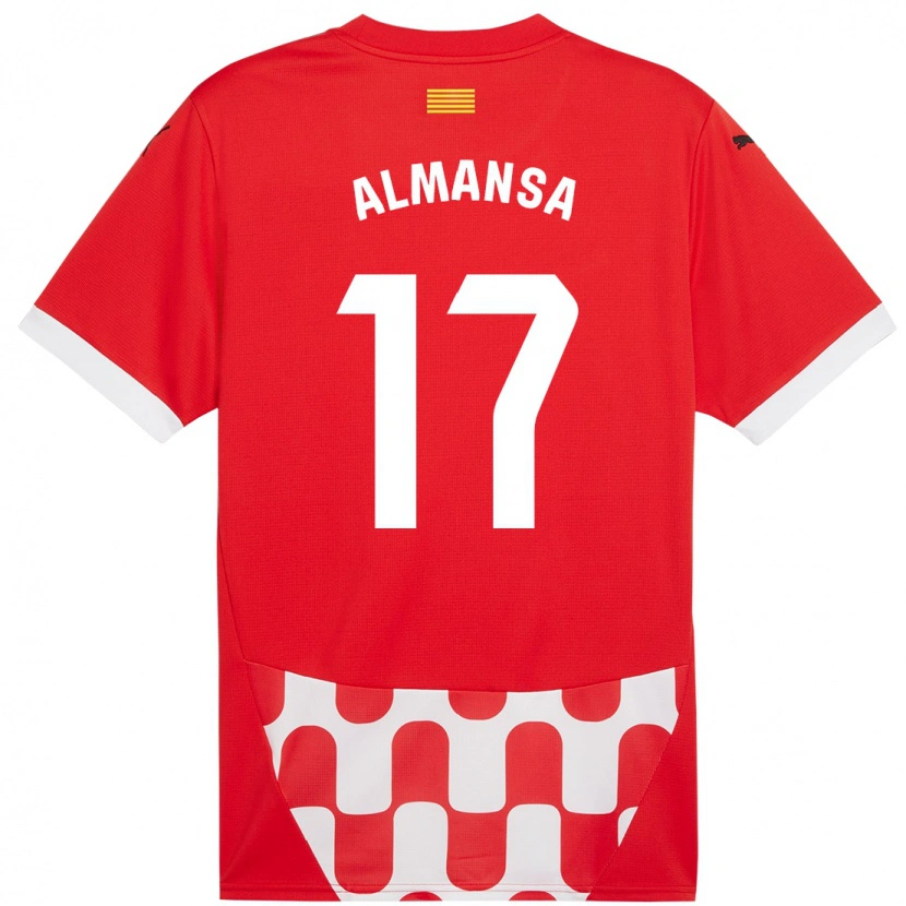 Danxen Damen Alex Almansa #17 Rot Weiß Heimtrikot Trikot 2024/25 T-Shirt