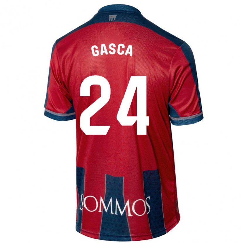 Danxen Damen Verónica Gasca #24 Rot Blau Heimtrikot Trikot 2024/25 T-Shirt