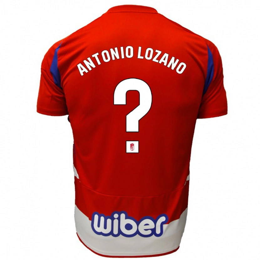 Danxen Damen José Antonio Lozano #0 Rot Weiß Blau Heimtrikot Trikot 2024/25 T-Shirt