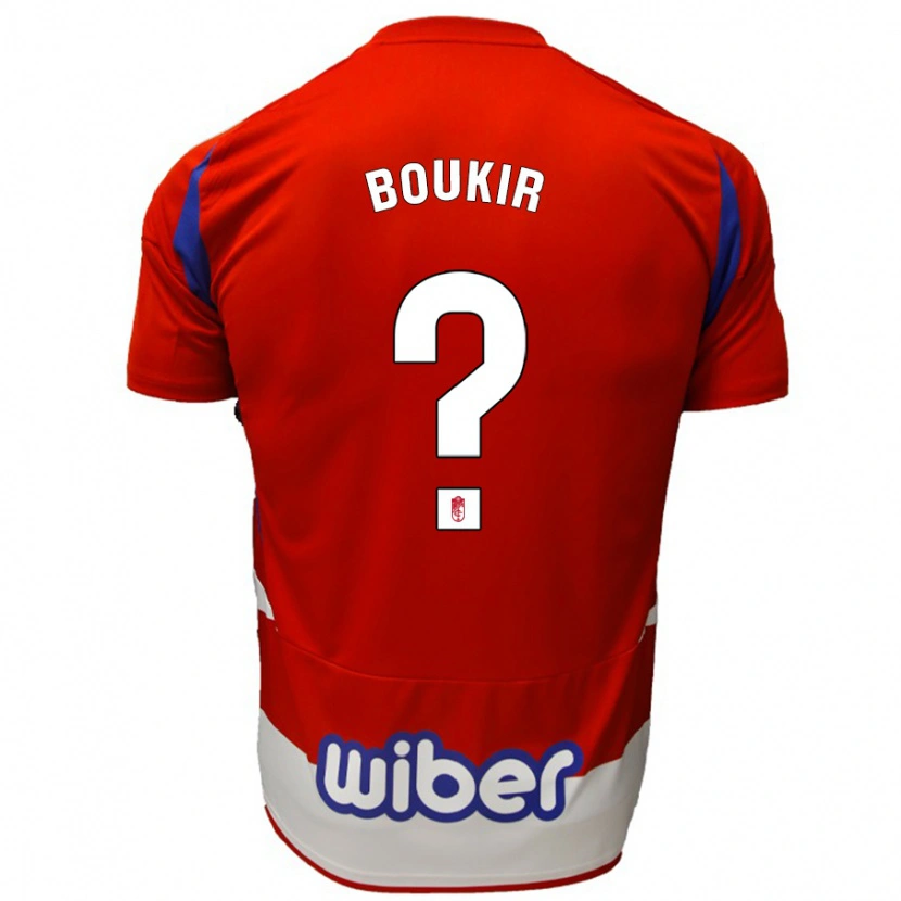 Danxen Damen Oussama Boukir #0 Rot Weiß Blau Heimtrikot Trikot 2024/25 T-Shirt
