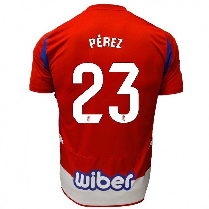 Danxen Damen Lucas Pérez #23 Rot Weiß Blau Heimtrikot Trikot 2024/25 T-Shirt
