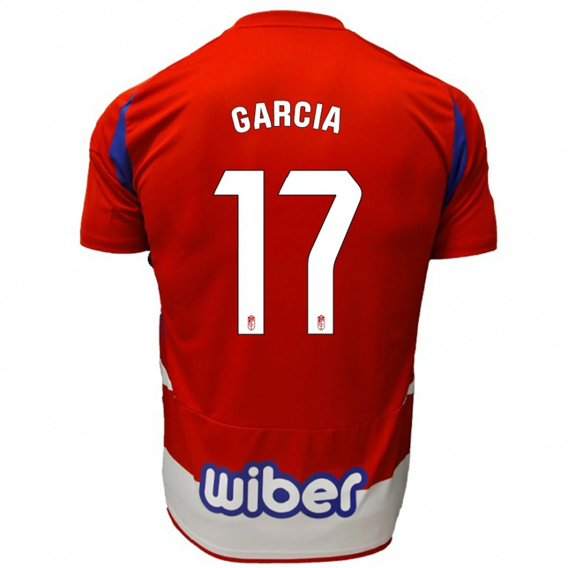 Danxen Damen Naima García #17 Rot Weiß Blau Heimtrikot Trikot 2024/25 T-Shirt